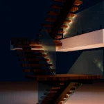 نقشه برداری تخصصی پله - پروژه آقای راد 3